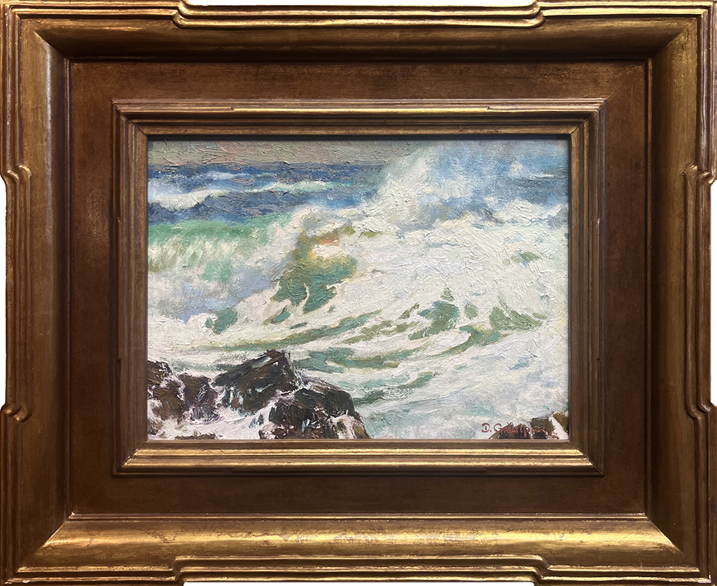David Gallup Artist Oil Painting seascape, waves, surf, ocean, Pacific Ocean